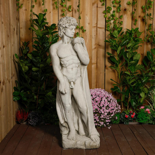 Classical David Statue Male Sculpture Garden Ornament 