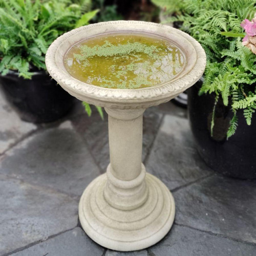 Adorable  Stonecast  Regency Birdbath 