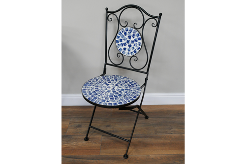 Amsterdam Mosaic Bistro Set – Outdoor Table & 2 Chairs