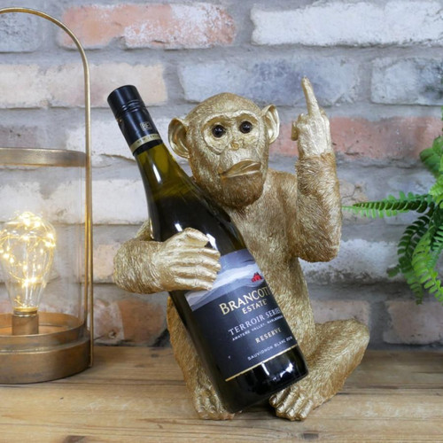 Up Yours Monkey Wine Holder 