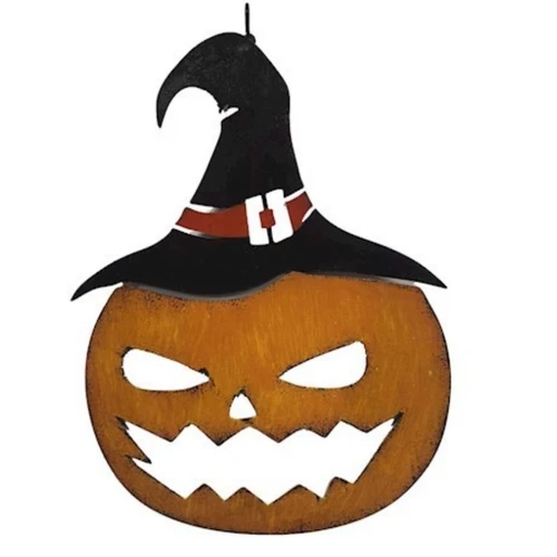 Halloween Pumpkin Silhouette Stake 78cm