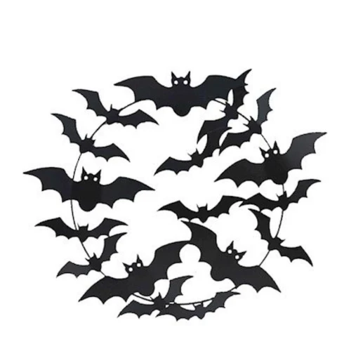 Halloween Flying Bat Wreath 