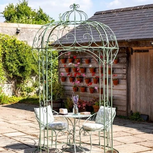 Lille Metal Gazebo – Compact Garden Structure
