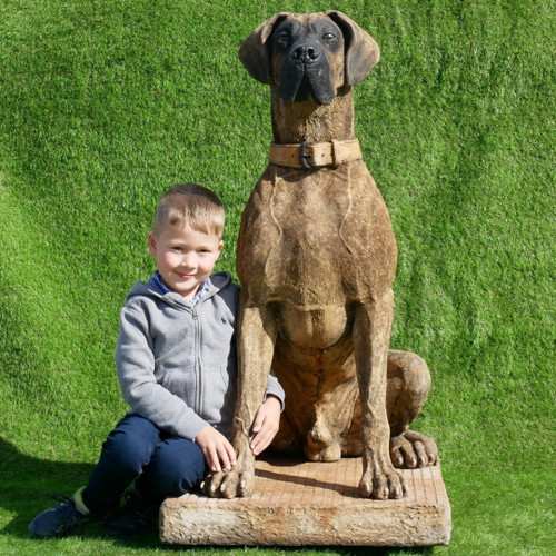 Giant life-size Hunting Dog Great Dane Statue Giant life-size Hunting Dog Great Dane Statue