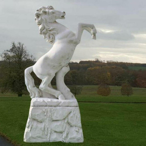 Stunning Large Rearing Horse on Wall Design Base 140cm tall