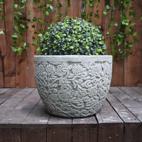 Small Regency Stone Flower Pot Small Regency Stone Flower Pot
