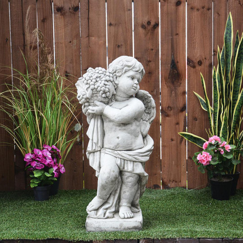 Cherub Statues Children Garden Statue Pair of Cherubs Child Statues