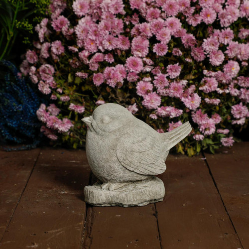 Adorable and Charming Stone Cast Robin Ornament Adorable and Charming Stone Cast Robin Ornament