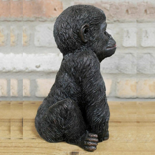 Baby Gorilla garden decoration by Discount Garden Statues