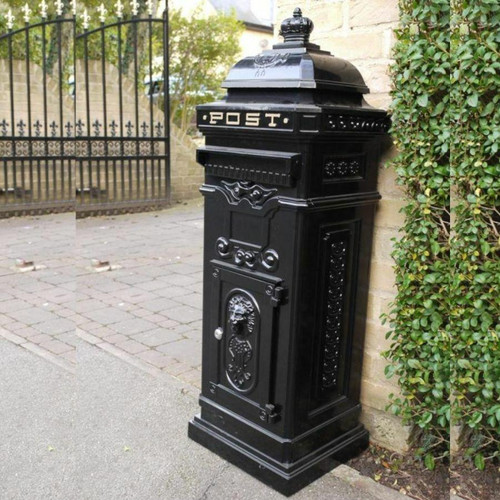 Aluminium Mail Box in Black