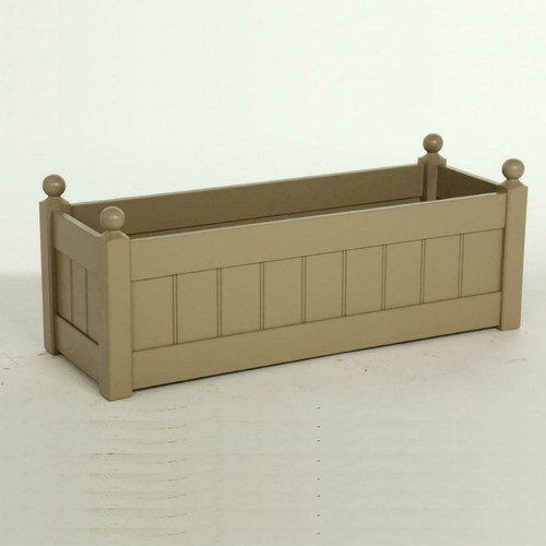 Wooden Classic Painted Trough In Nutmeg