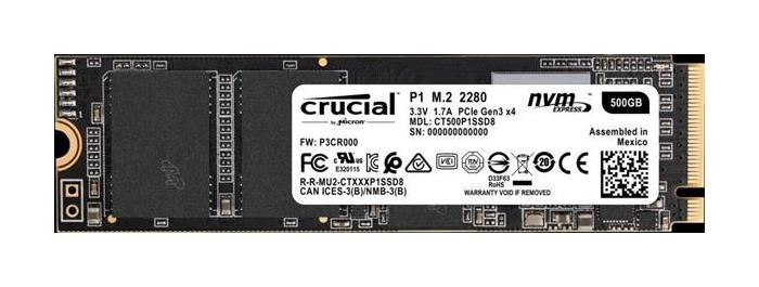 Ct500p1ssd8 Review Nvme Crucial P1 500gb 3d Nand Nvme Pcie