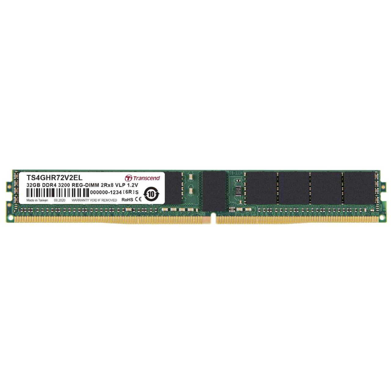 32Gb Ddr4-3200Mhz Reg Ecc Single Rank