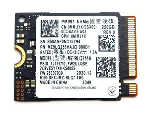 MZ9LQ256HAJD-000D1 Samsung Pm991 256GB NVMe M.2 SSD