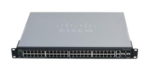 Cisco SF500-48P Small Business 48-Ports PoE Layer 2 Manageable Switch - Rack-mountable with 2 Combo Gigabit SFP - SF500-48P
