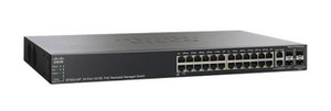 Cisco SF500-24-K9-G5-RF 24-Ports 10/100 PoE Stackable Managed Switch
