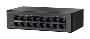 Cisco SF110D-16HP SF110D-16HP-NA Ethernet Switch 16 Ports 10/100Base-TX 2 Layer - Wall Mountable Rack-mountable Desktop