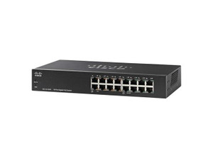 Cisco SG110-16HP-NA 16-Ports 10/100/1000Base-T RJ-45 PoE Ethernet Switch - Layer2 Wall Mountable and Rack-mountable
