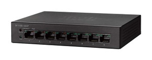 Cisco SF110D-08HP-NA 8-Port Ethernet Switch - 10/100Base-TX - 2 Layer Supported - Wall Mountable Rack-mountable