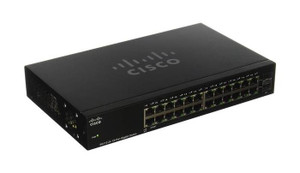 Cisco SG112-24 SG112-24-NA 24-Ports 10/100/1000Base-T RJ-45 Ethernet Switch - Layer2 Desktop Rack-mountable with 2x SFP Ports