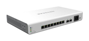 Netgear GC510PP-100NAS Insight Managed Smart Cloud Switch - 8 Ports - 2 Layer Supported - Twisted Pair Optical Fiber - 2 SFP Slots