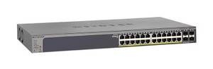 Netgear GS728TP-200NAS ProSafe Ethernet Switch - 24 Ports - Manageable 2 Layer Supported - 4 SFP Slots - Twisted Pair Optical Fiber