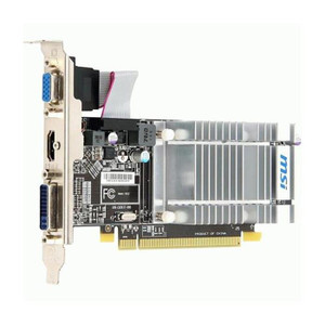 MSI V212-003R Radeon HD5450 1GB DDR3 VGA/DVI/HDMI Video Graphics Card - PCI-Express
