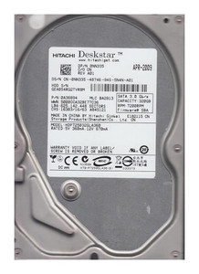 Hitachi Deskstar HDD725032A36DA 320GB 7200rpm SATA 3Gbps 3.5in Hard Drive