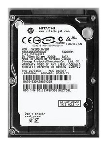 Hitachi Travelstar 0A76053 320GB 5400rpm SATA 1.5Gbps 2.5in Hard Drive