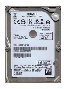 Hitachi 0A0A50511 40GB 5400rpm 2.5in IDE Hard Drive