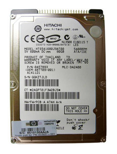 Hitachi HTS5410680J9AT00 80GB 5400rpm 2.5in IDE Hard Drive