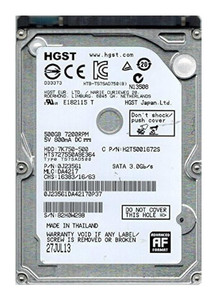 Hitachi Travelstar HTS727550A9E364 500GB 7200rpm SATA 3Gbps 512e 2.5in Hard Drive