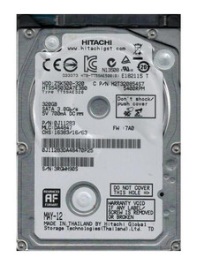 Hitachi Travelstar 0J23343 320GB 5400rpm SATA 3Gbps 2.5in Hard Drive
