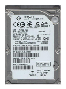 Hitachi Travelstar HIT0A73253 320GB 7200rpm SATA 3Gbps 2.5in Hard Drive