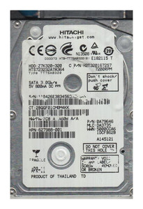 Hitachi Travelstar 0J19443 320GB 7200rpm SATA 3Gbps 2.5in Hard Drive