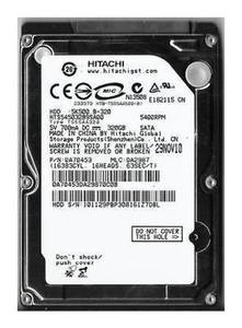 Hitachi Travelstar 0J10213 320GB 5400rpm SATA 1.5Gbps 2.5in Hard Drive