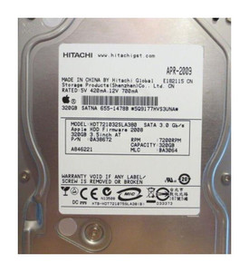 Hitachi Deskstar 0F10815 320GB 7200rpm SATA 3Gbps 3.5in Hard Drive