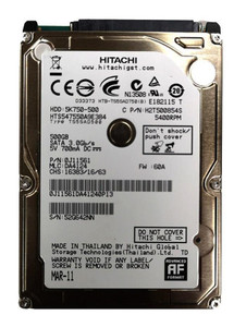 Hitachi 0J25311 500GB 5400rpm SATA 3Gbps 512e 2.5in Hard Drive