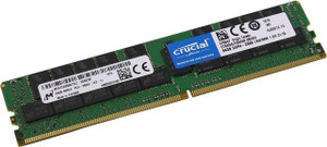 Micron MTA72ASS8G72LZ-2G6D2SI 64GB DDR4-2666MHz PC4-21300 ECC Registered CL19 288-Pin LRDIMM 1.2V Quad Rank Memory Module