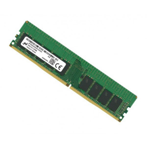 Micron MTA18ASF2G72AZ-3G2R1 16GB DDR4-3200MHz PC4-25600 ECC Unbuffered CL22 288-Pin UDIMM 1.2V Dual Rank Memory Module