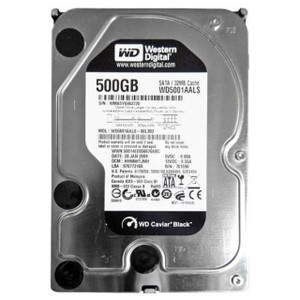 Western Digital Black WD5001AALS 500GB 7200RPM 3.5" SATA 3Gbps Hard Drive
