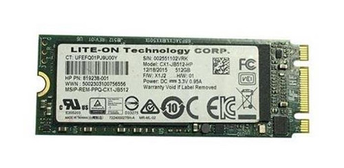 Lite On CX2-8B512-Q11 512GB PCI Express M.2 2280 SSD