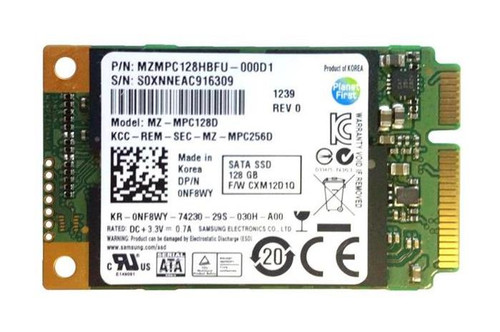 MZMPC128D Samsung PM830 128GB SATA SSD