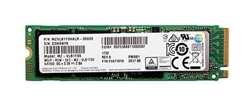 MZNLN1T0HALR-00000 Samsung PM871b 1TB M.2 2280 SATA SSD