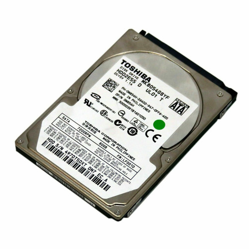 Toshiba MK8054GSYF 80GB 7200RPM 2.5" SATA 3Gbps Hard Drive