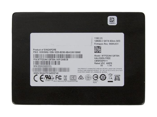 Micron MTFDDAK128TBN 128GB SED Solid State Drive