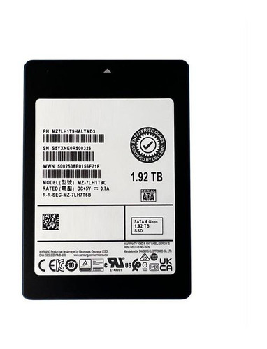 Samsung MZ7LH1T9HALTAD3 1.92TB SED SSD