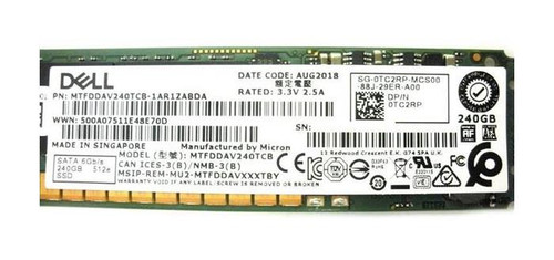 TC2RP Dell 240GB M.2 Solid State Drive