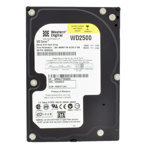 Western Digital SE WD2500JD 250GB 7200RPM 3.5" SATA Hard Drive