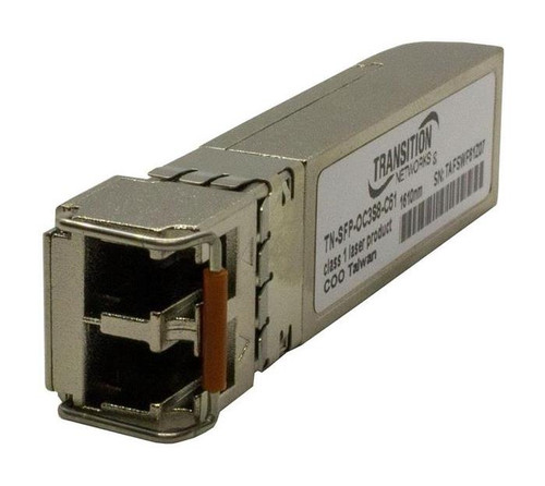 Transition TN-SFP-OC3S8-C61 155Mbps 100Base-FX Single-mode Fiber SFP Transceiver Module - 80km 1610nm - Duplex LC Connector
